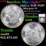 ***Auction Highlight*** 1885-o TOP POP! Morgan Dollar $1 Graded ms68 By SEGS (fc)