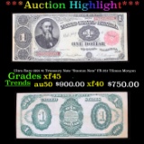 ***Auction Highlight*** Ultra Rare 1891 $1 Trteasury Note 