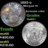 1885-o Morgan Dollar $1 Grades GEM+ Unc