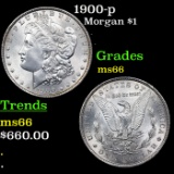 1900-p Morgan Dollar $1 Grades GEM+ Unc