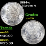 1884-o Morgan Dollar $1 Grades GEM+ Unc