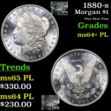 1880-s Morgan Dollar $1 Grades Choice Unc+ PL