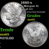 1880-s Morgan Dollar $1 Grades GEM Unc