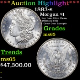 ***Auction Highlight*** 1883-s Morgan Dollar $1 Graded ms65 By SEGS (fc)