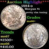 ***Auction Highlight*** 1884-o Morgan Dollar $1 Grades GEM++ Unc (fc)
