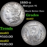 1880-o Morgan Dollar $1 Grades Select Unc