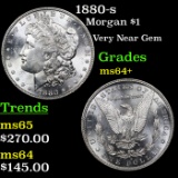1880-s Morgan Dollar $1 Grades Choice+ Unc