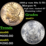 1888-p vam 89a I2 R5 Morgan Dollar $1 Grades GEM+ Unc