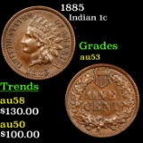 1885 Indian Cent 1c Grades Select AU