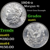 1904-o Morgan Dollar $1 Grades GEM Unc