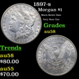 1897-s Morgan Dollar $1 Grades Choice AU/BU Slider