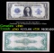 1923 $1 large size Blue Seal Silver Certificate, Fr-237 Signatures of Speelman & White Grades vf++