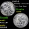 1947-d Walking Liberty Half Dollar 50c Grades Choice+ Unc