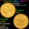 ***Auction Highlight*** 1843-p Gold Liberty Quarter Eagle 2.5 Grades Select AU (fc)