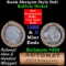 Buffalo Nickel Shotgun Roll in Old Bank Style 'Automat Horn & Hardart' Wrapper 1923 & D Mint Ends