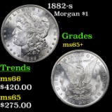 1882-s Morgan Dollar $1 Grades GEM+ Unc