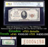 PCGS 1929 $20 National Currency 'The Dillsburg National Bank Of Dillsburg, PA' Low Serial # Serial #