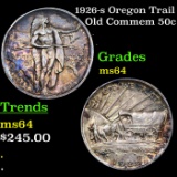 1926-s Oregon Trail Old Commem Half Dollar 50c Grades Choice Unc