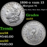 1896-o vam 13 Morgan Dollar $1 Grades Choice AU