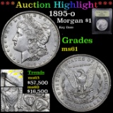 ***Auction Highlight*** 1895-o Morgan Dollar $1 Graded BU+ By USCG (fc)