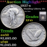 ***Auction Highlight*** 1927-s Standing Liberty Quarter 25c Graded XF45 By SEGS (fc)