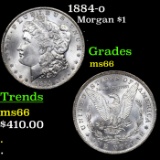 1884-o Morgan Dollar $1 Grades GEM+ Unc