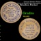Vintage Wooden Nickel Town of Rindge New Hampshire Grades