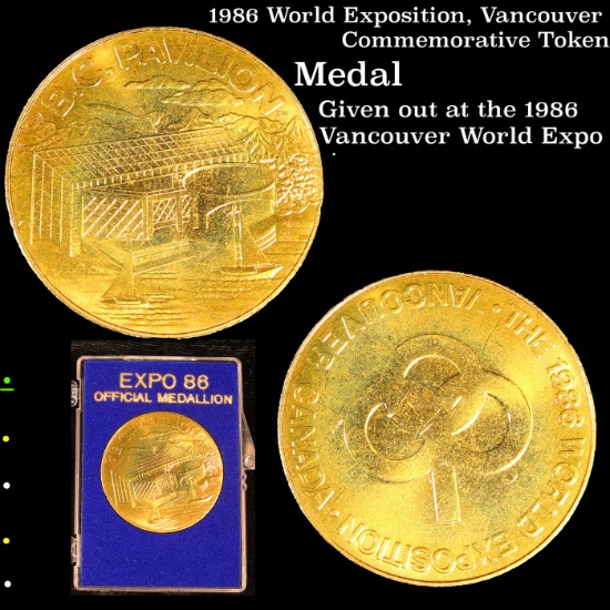 1986 World Exposition, Vancouver Commemorative Token Grades