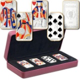 ***Auction Highlight*** Royal Canadian Mint Sterling Silver Playing Card Money Set in Box w/ COAs
