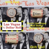 ***Auction Highlight*** Old Casino 50c Roll $10 Halves Las Vegas Casino Dunes 1954 Franklin & 1918