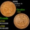 1868 Indian Cent 1c Grades vf++
