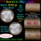 ***Auction Highlight*** Full solid date 1925-p Uncirculated Peace silver dollar roll, 20 coins (fc)