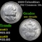 1893 Columbian Old Commem Half Dollar 50c Grades Unc Details