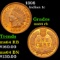 1898 Indian Cent 1c Grades Choice Unc RB