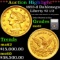 ***Auction Highlight*** 1853-d Gold Liberty Quarter Eagle $2 1/2 Graded ms61 By SEGS (fc)