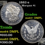 1882-s Morgan Dollar $1 Grades Select Unc+ DMPL