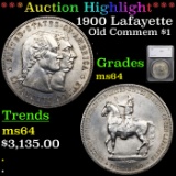***Auction Highlight*** 1900 Lafayette Lafayette Dollar $1 Graded ms64 By SEGS (fc)