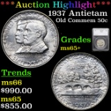 ***Auction Highlight*** 1937 Antietam Old Commem Half Dollar 50c Graded ms65+ By SEGS (fc)
