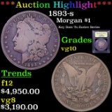***Auction Highlight*** 1893-s Morgan Dollar $1 Graded vg+ By USCG