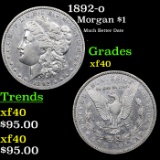 1892-o Morgan Dollar $1 Grades xf