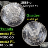 1888-o Morgan Dollar $1 Grades Select Unc PL