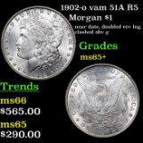 1902-o vam 51A R5 Morgan Dollar $1 Grades GEM+ Unc