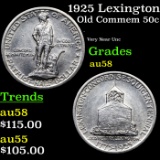 1925 Lexington Old Commem Half Dollar 50c Grades Choice AU/BU Slider