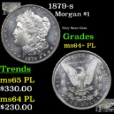 1879-s Morgan Dollar $1 Grades Choice Unc+ PL