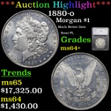 ***Auction Highlight*** 1880-o Morgan Dollar $1 Graded ms64+ By SEGS (fc)