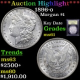 ***Auction Highlight*** 1896-o Morgan Dollar $1 Graded BU+ By USCG (fc)