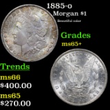 1885-o Morgan Dollar $1 Grades GEM+ Unc