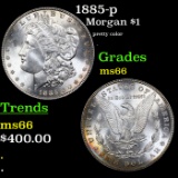 1885-p Morgan Dollar $1 Grades GEM+ Unc