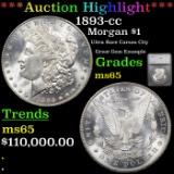 ***Auction Highlight*** 1893-cc Morgan Dollar $1 Graded ms65 By SEGS (fc)