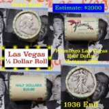 ***Auction Highlight*** Old Casino 50c Roll $10 Halves Las Vegas Casino Flamingo 1949 Franklin & 193